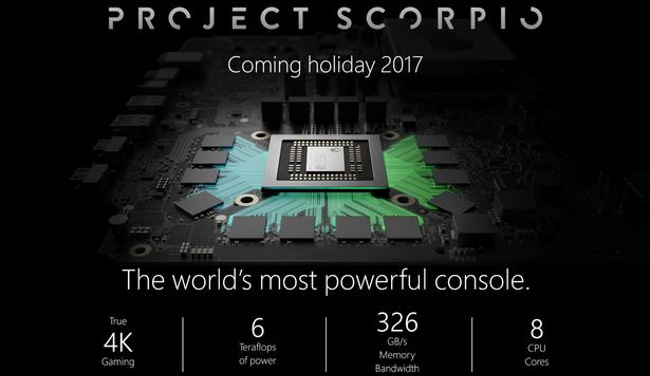 xbox scorpio specs