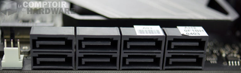 Asus Crosshair VI Hero : connecteurs SATA