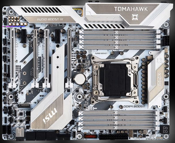 msi x299 tomahawk arctic