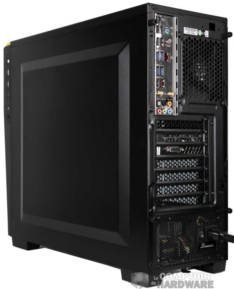 L'arrière du boîtier