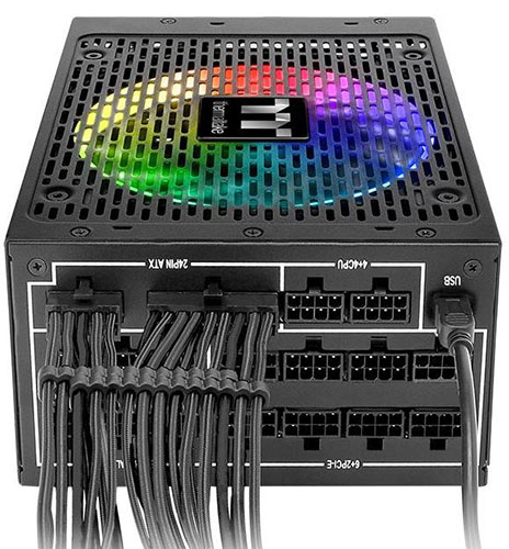thermaltake toughpower irgb plus 1250w nappes