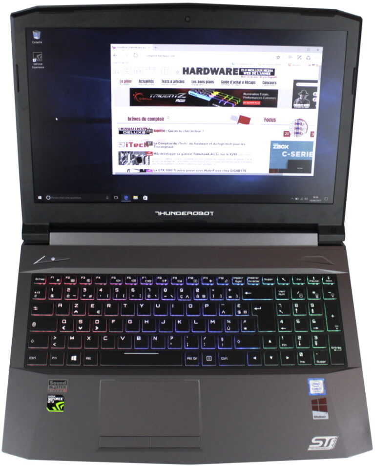 Le beau clavier qui brille