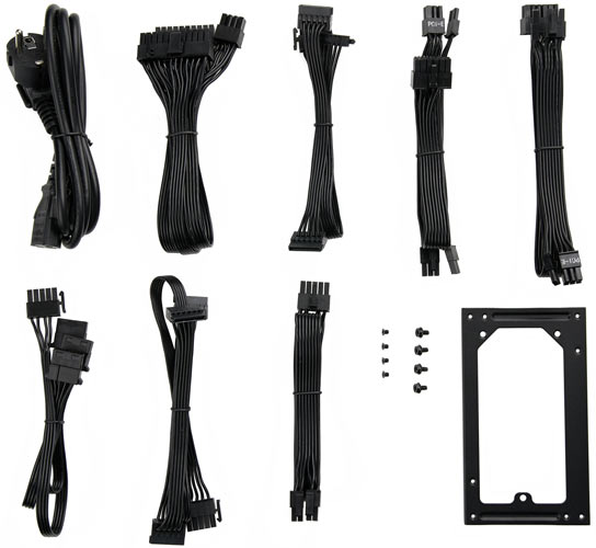 bequiet sfxl 600w cables