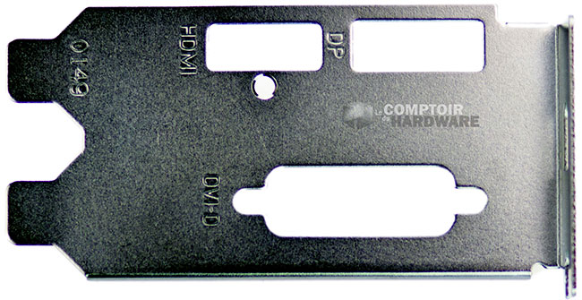 KFA² GTX 1050 OC LP équerre demi format