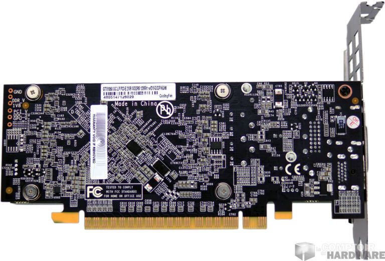 KFA² GTX 1050 OC LP face arrière