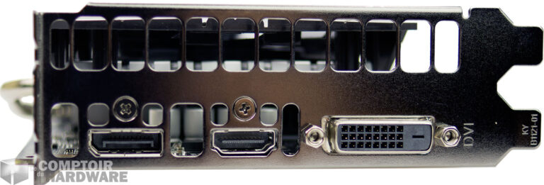 Asus RX 560 Strix Gaming connecteurs vidéo