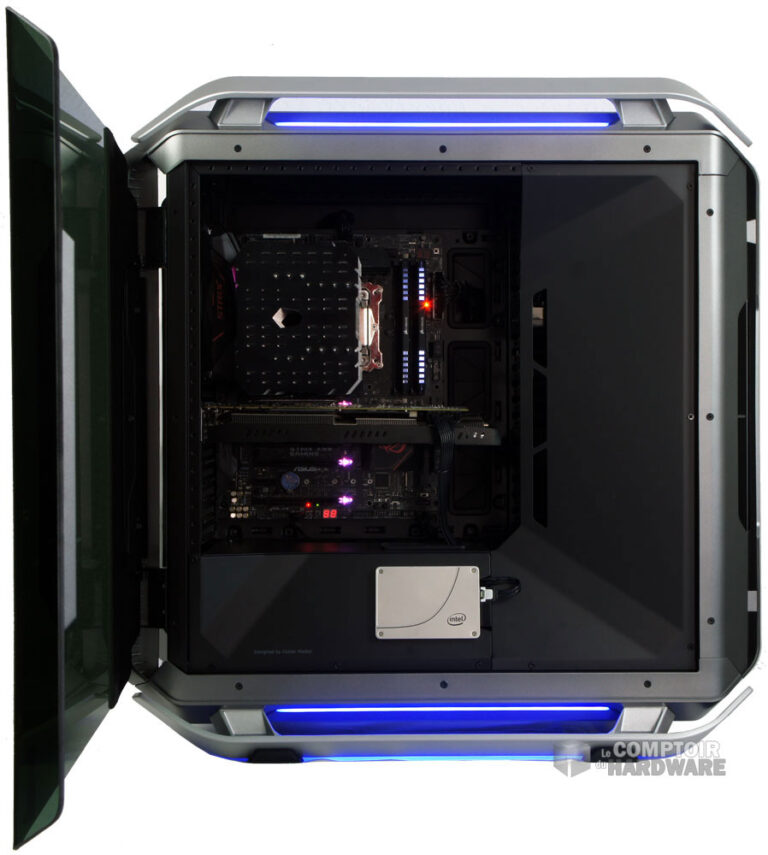 On ouvre côté carte mère