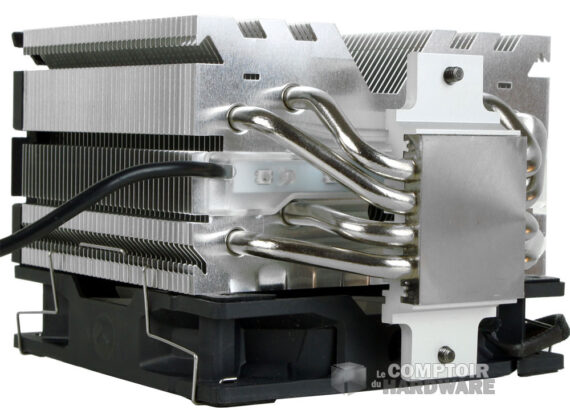 La base et les DEL du H7 Quad Lumi