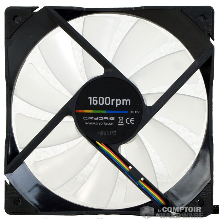 Le ventilo du H7 Quad Lumi côté extraction