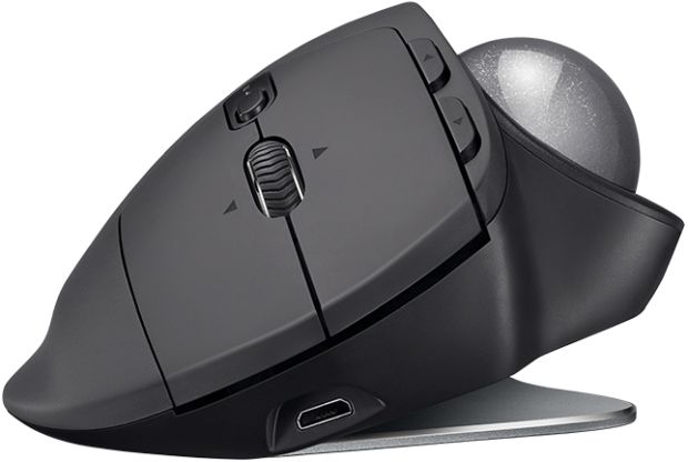 logitech mxergo trackball incline
