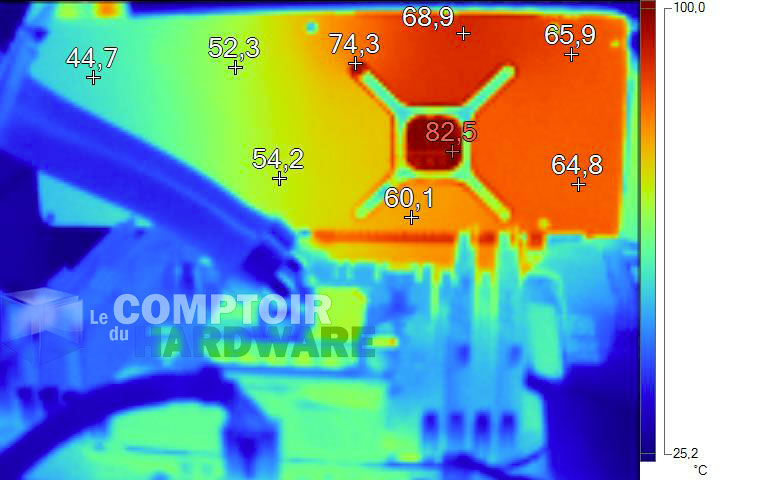 Image thermique RX VEGA64 en charge