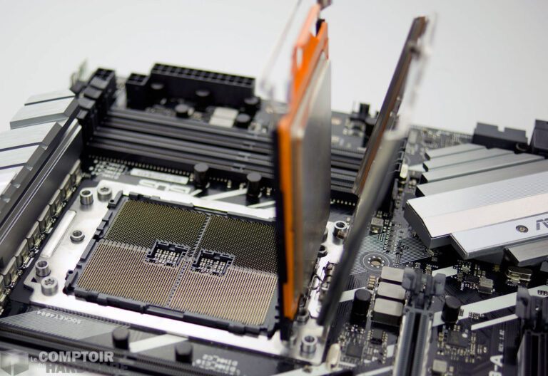 Mise en place du CPU dans le cadre