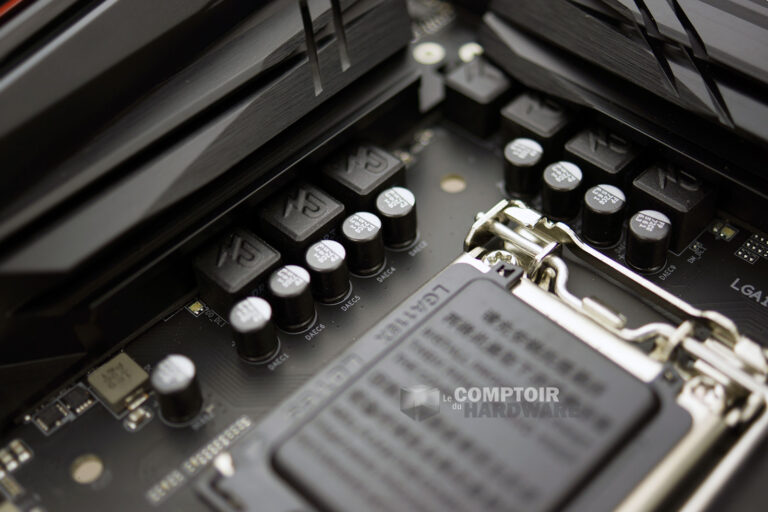 Gigabyte Z370 Aorus Extreme Gaming : étage d'alimentation