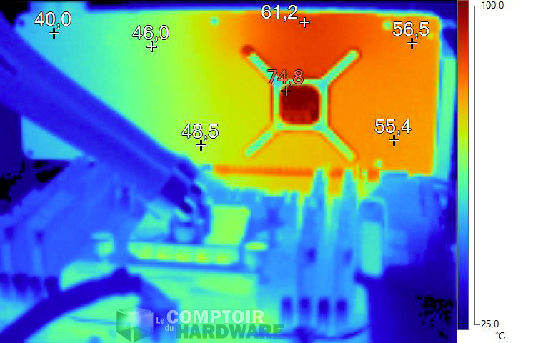 Image thermique RX VEGA56 en charge