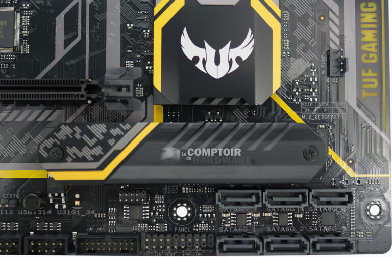 Asus TUF Z370-PLUS GAMING : connecteurs SATA