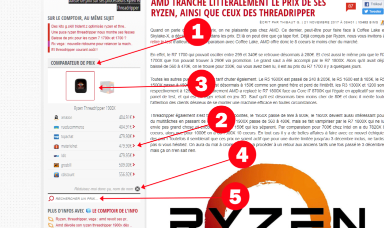 cdh comparateur de prix howto