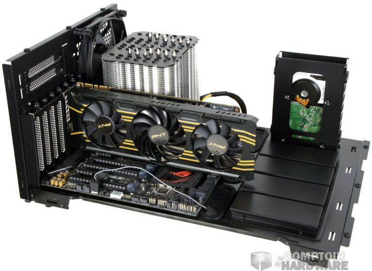 Le plateau hors du boîtier