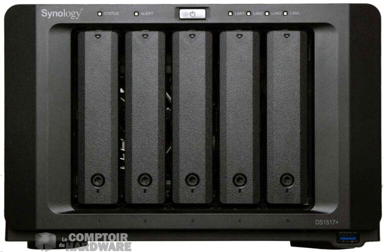 L'avant du NAS qui ne change pas