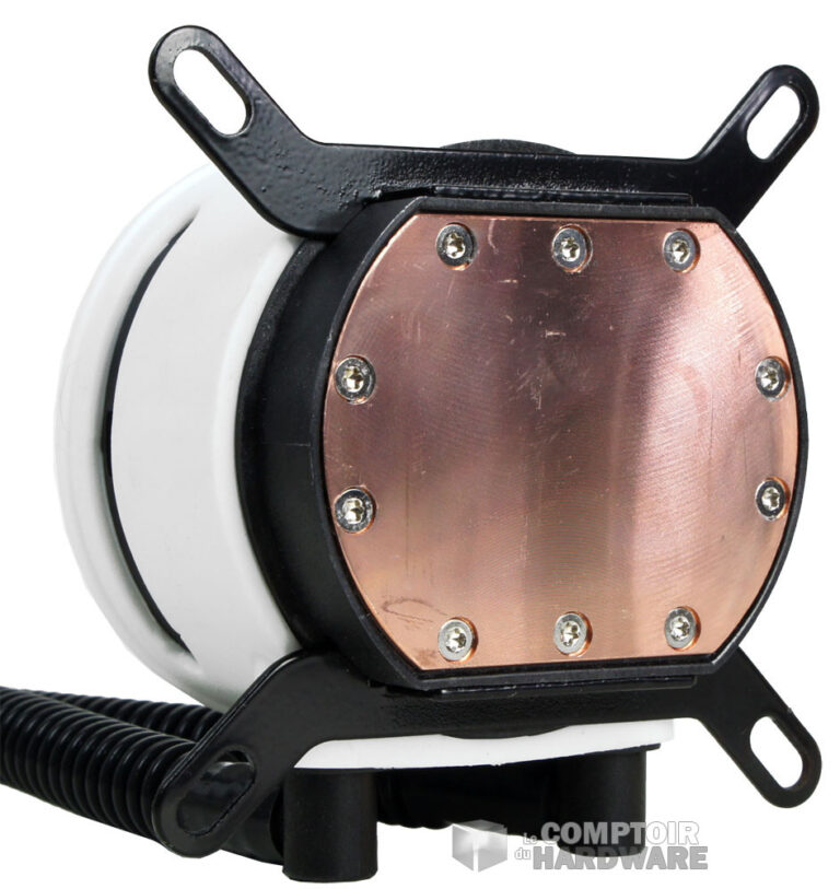 La base en cuivre rainuré