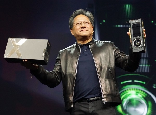 nvidia ceo jen hsung titan x
