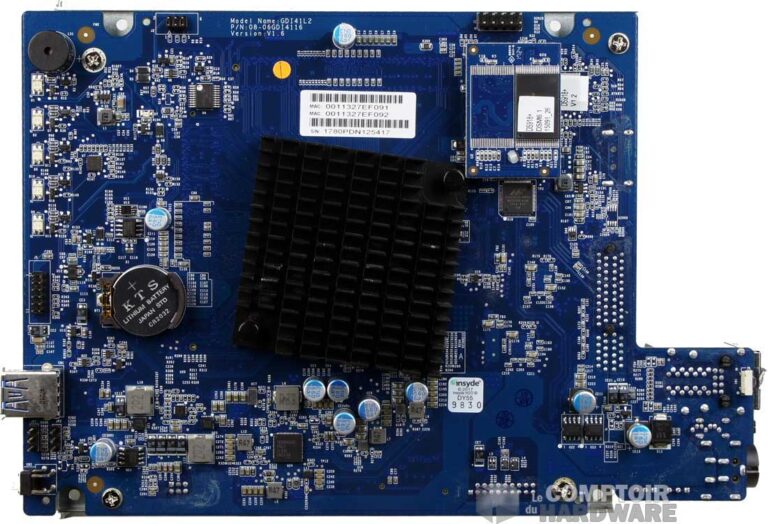 Le PCB et le gros rad du Celeron