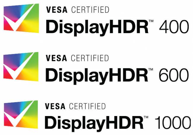 vesa displayhdr classification