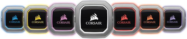 Les couleurs de la tête de pompe du H115i PRO