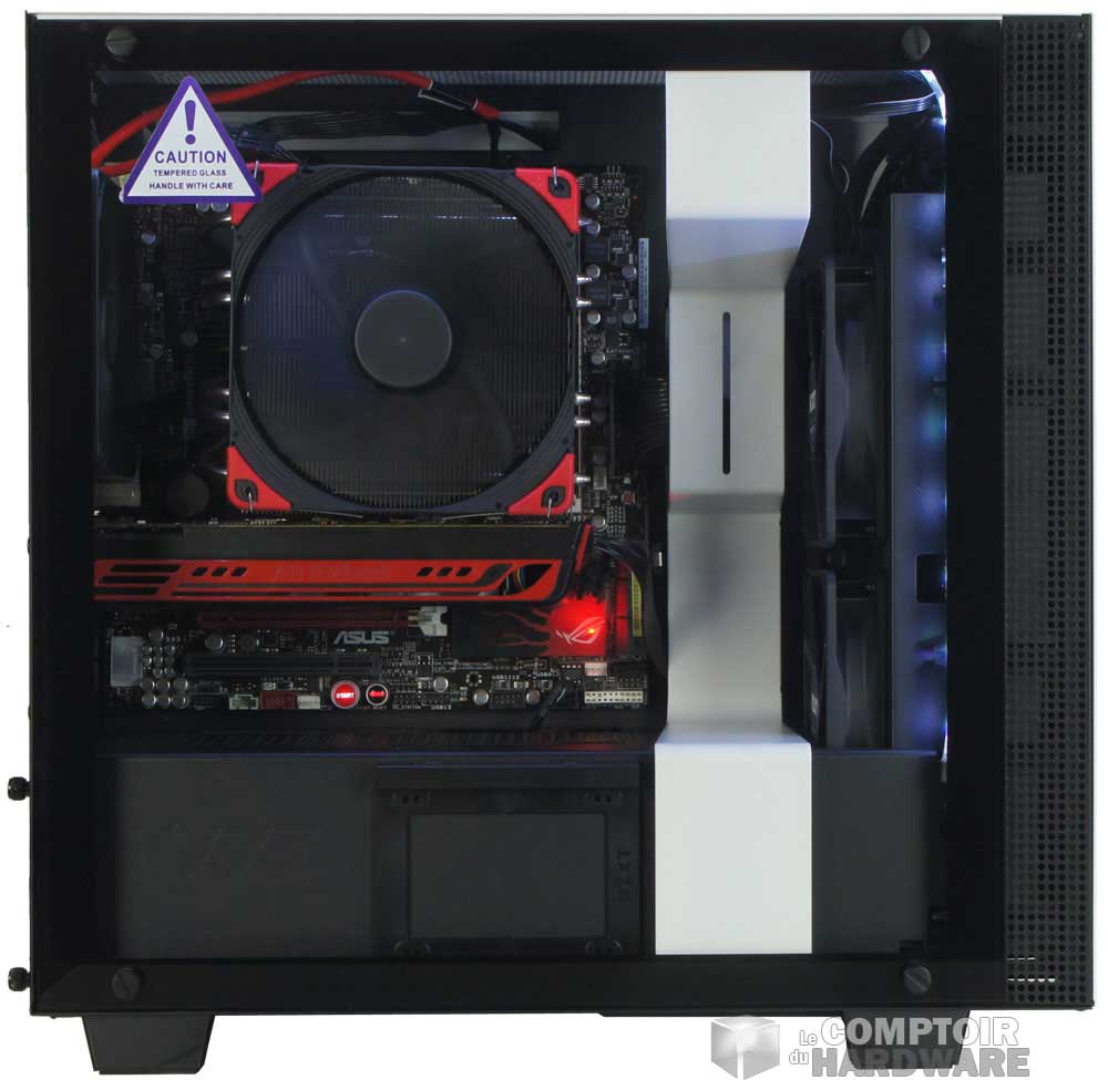 Le panneau vitré du H400i