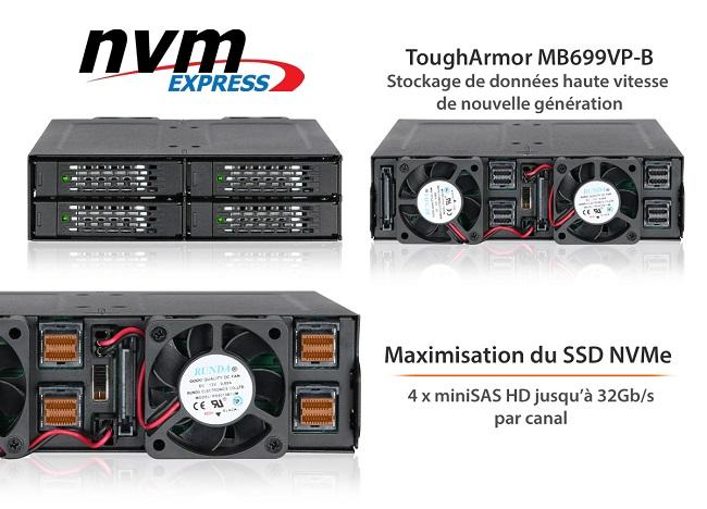 icy dock mb699vp b 4 ssd nvme