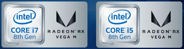 intel vega 8gen logos