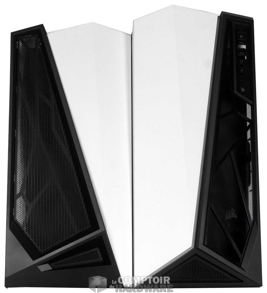 Les caches du haut et de la façade