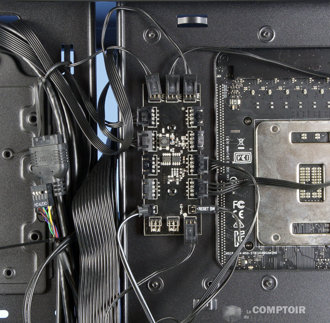 Le HUB de gestion de couleur des ventilateurs