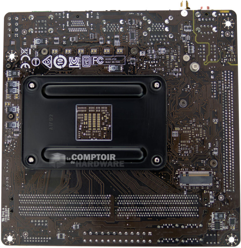 MSI B350I PRO AC : face arrière