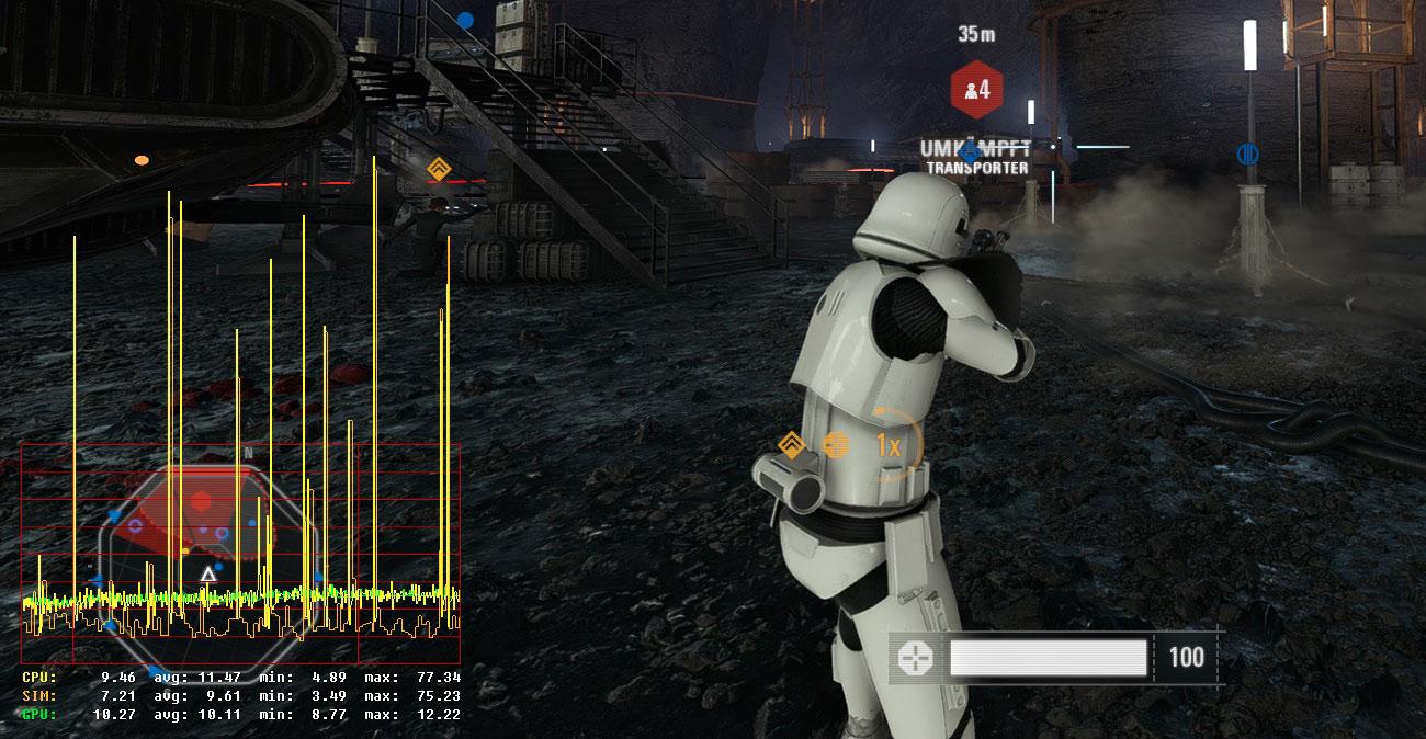 starwars battlefront2, le netgraph à rebonds !