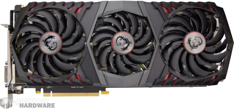 MSI GTX 1080 Ti Gaming X Trio : face avant