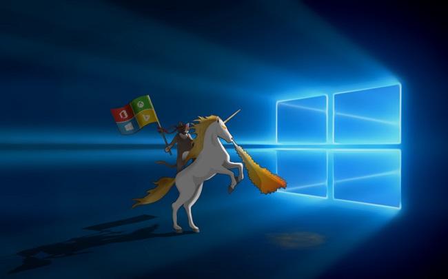 windows 10 licorne chat