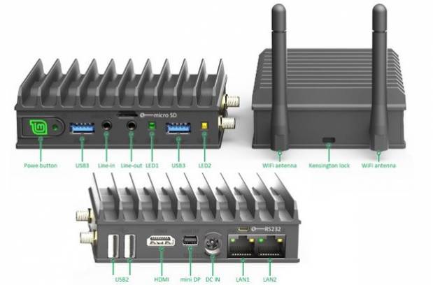 compulab mintbox mini 2 connectique