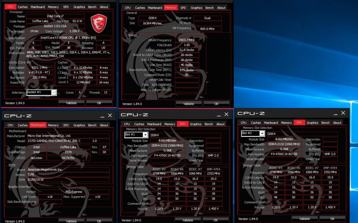 gskill trident z oc 5000mhz validation t