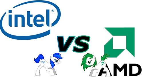 intel vs amd licornes