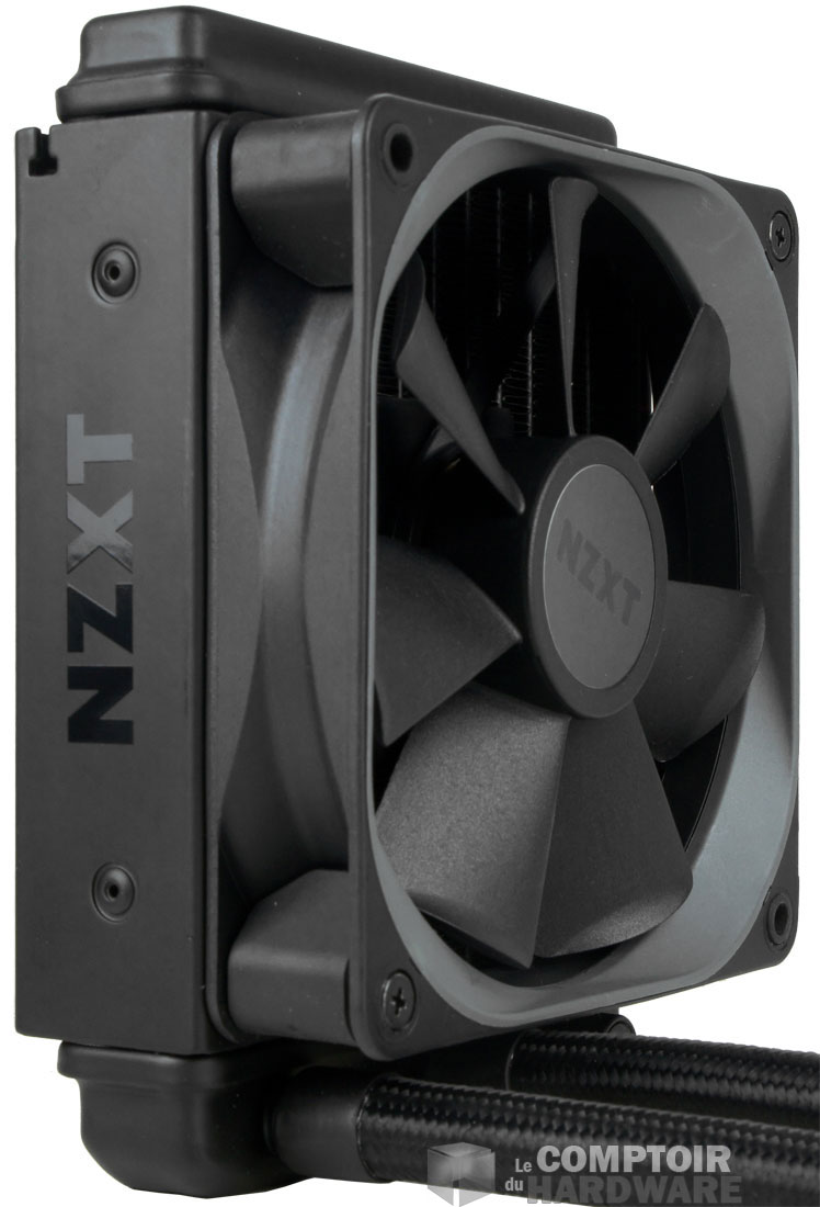 Le radiateur et l'Aer 120P en place