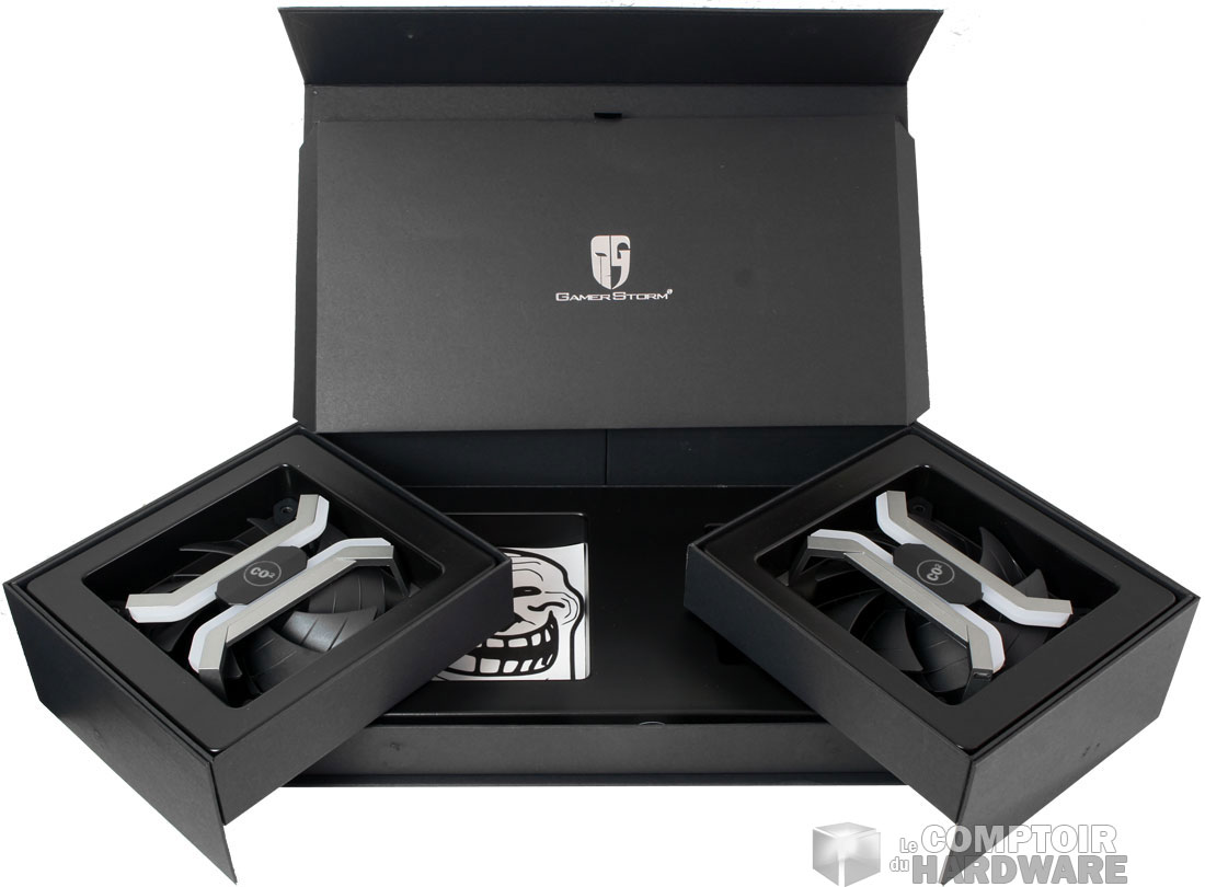 L'emballage des GamerStorm MF 120