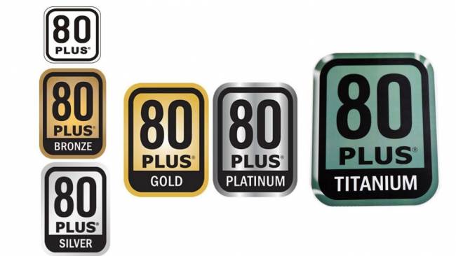 alimentation 80 plus logo labels