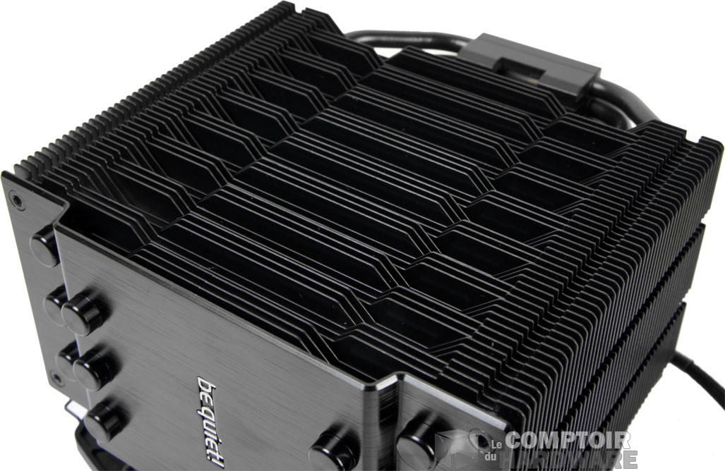 Le design de la face arrière des ventirads