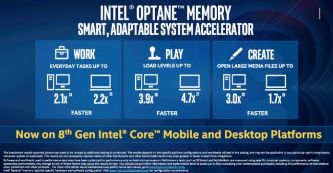 intel optane performance boost slide intel