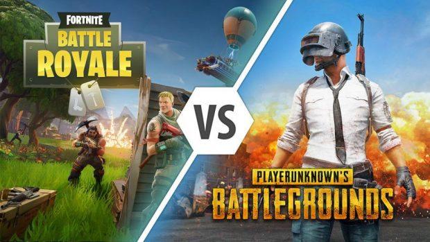 fortnite vs pubg battle royale