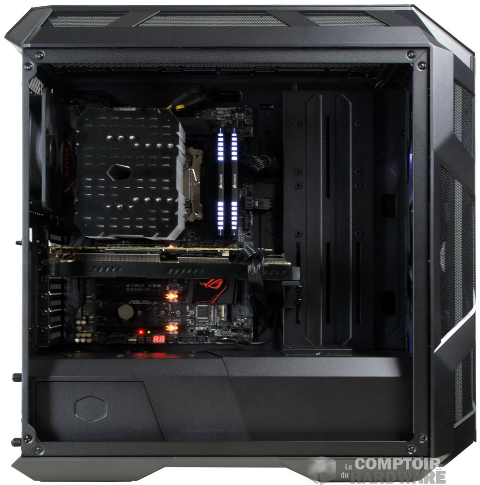 Le H500M sans son panneau de verre