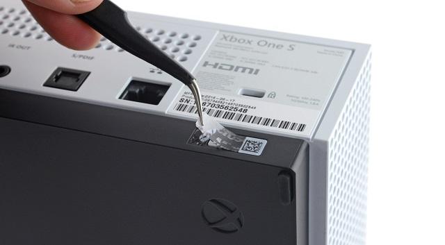 microsoft xbox one s sticker garantie ftc