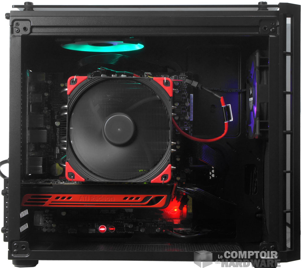 Le compartiment réservé aux éléments qui chauffent