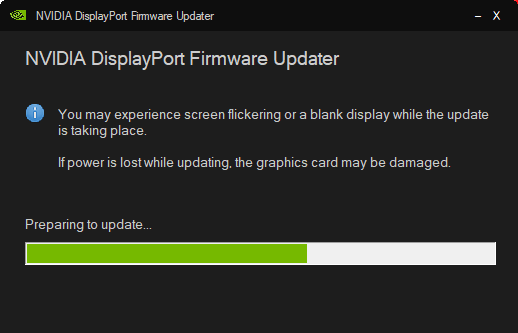 NVIDIA firmware updater