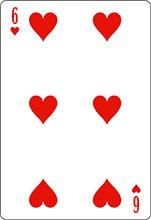 carte 6 coeur